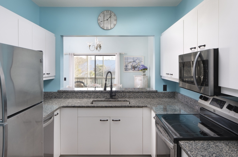 Canterbury Court Kitchen looking to the dining room