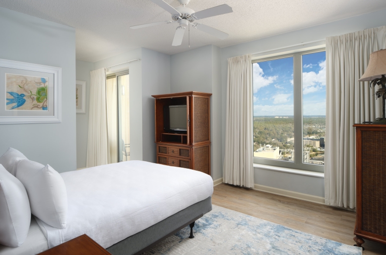 Margate tower bedroom with balcony access