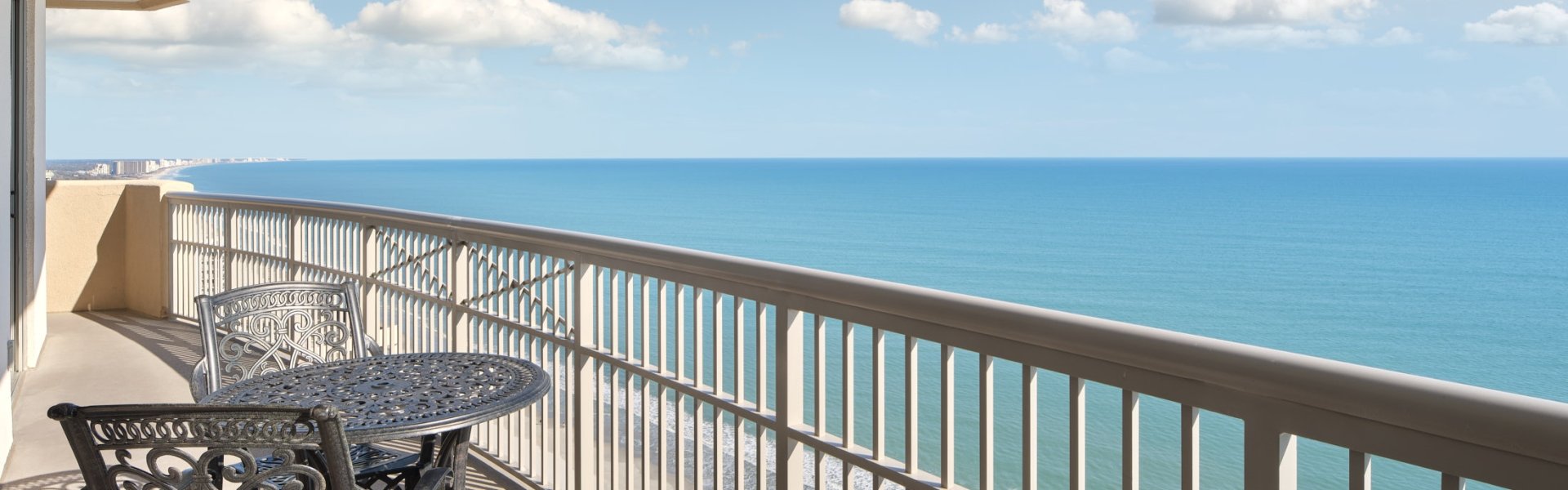 Margate balcony with ocean view