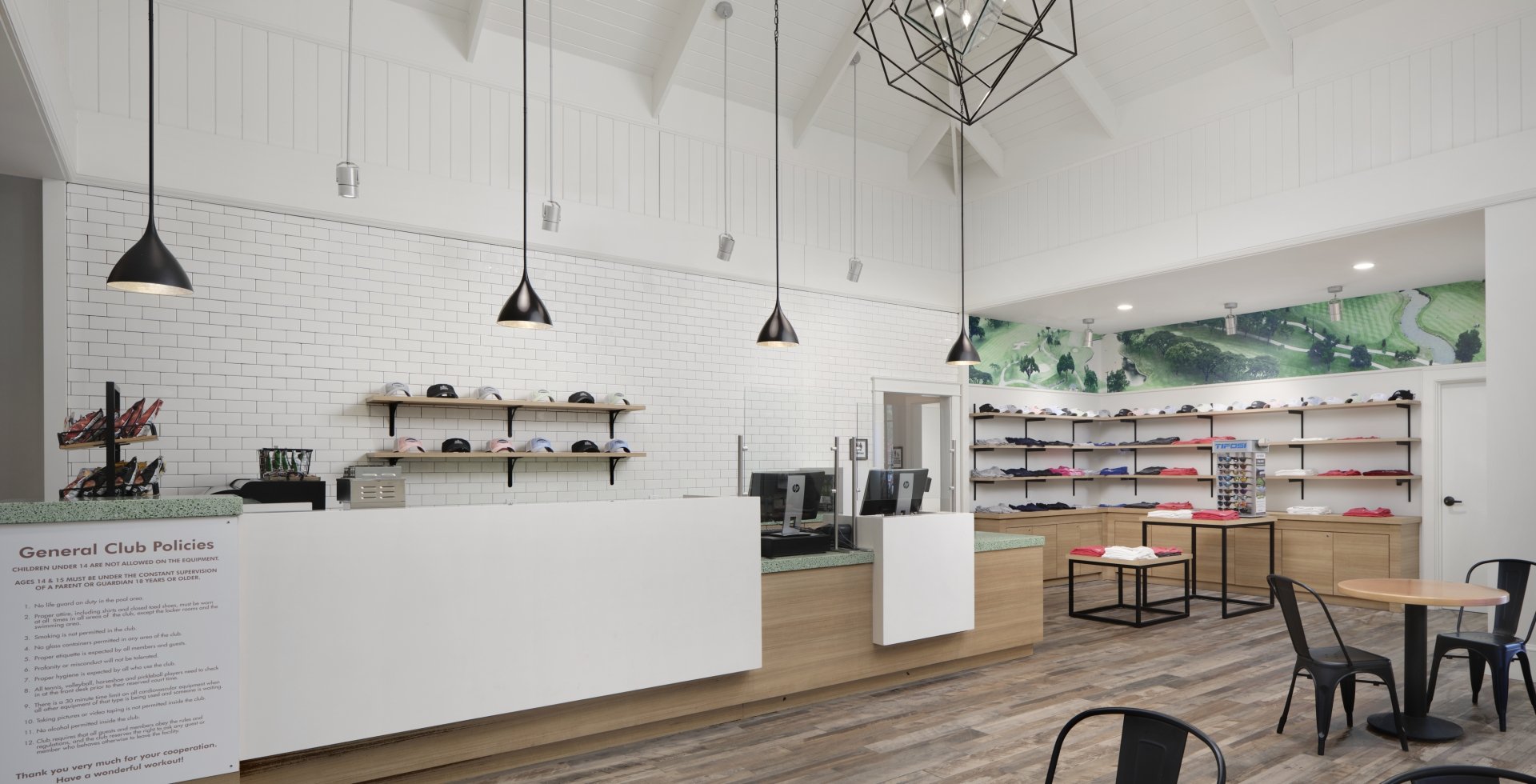 78Fitness Center lobby and retail