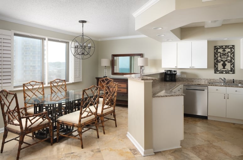 Brighton tower kitchen and dining room