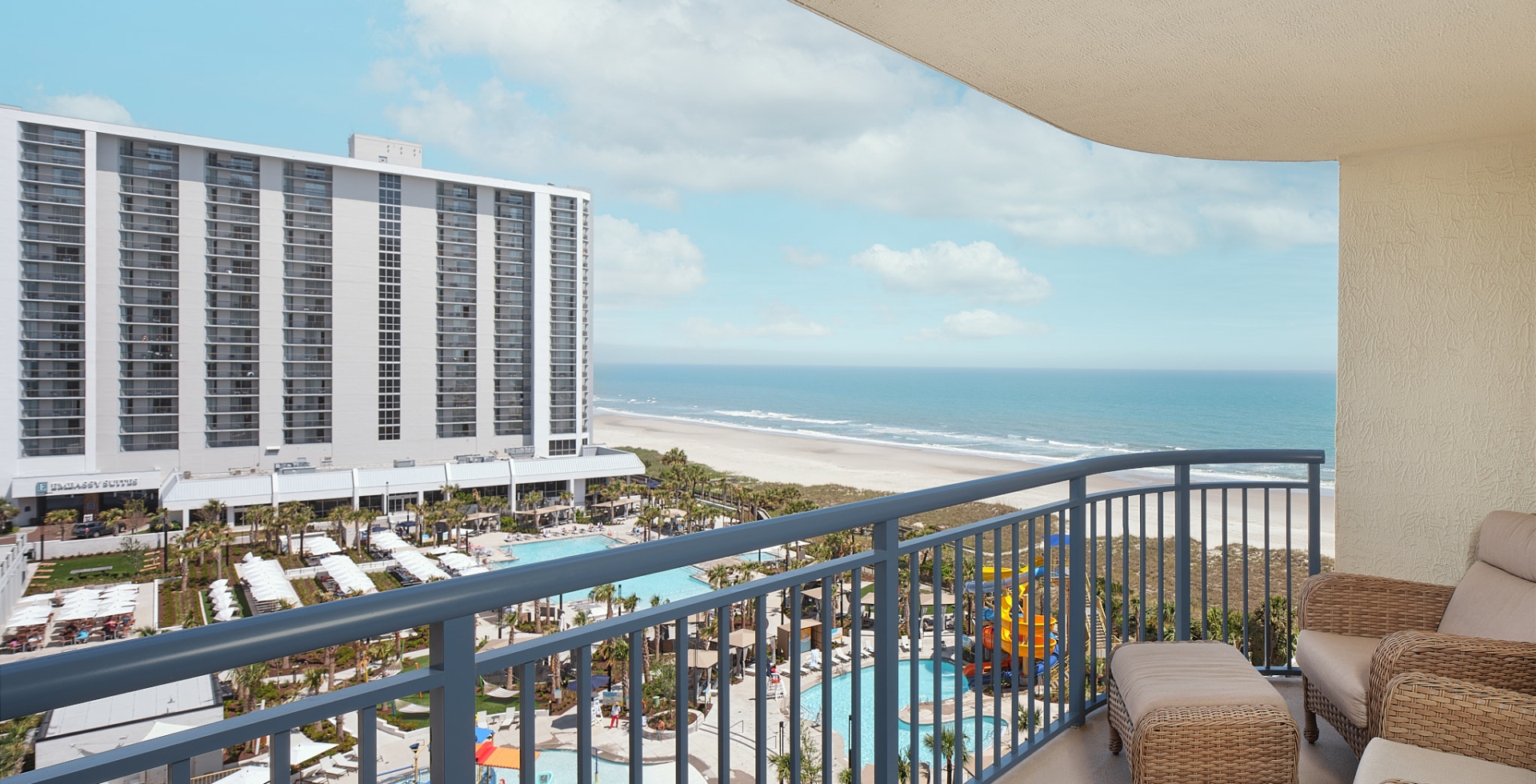 Brighton tower ocean view and Currents Seaside Entertianment view from the balcony