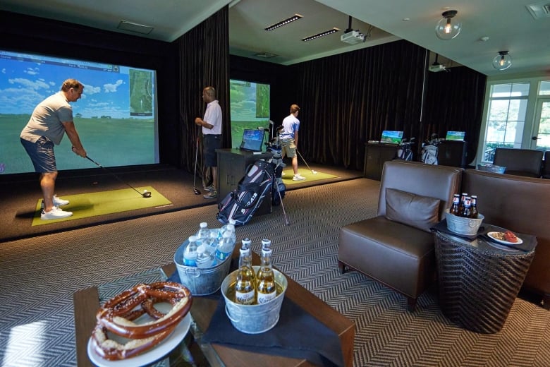 Golf simulators at The Landing