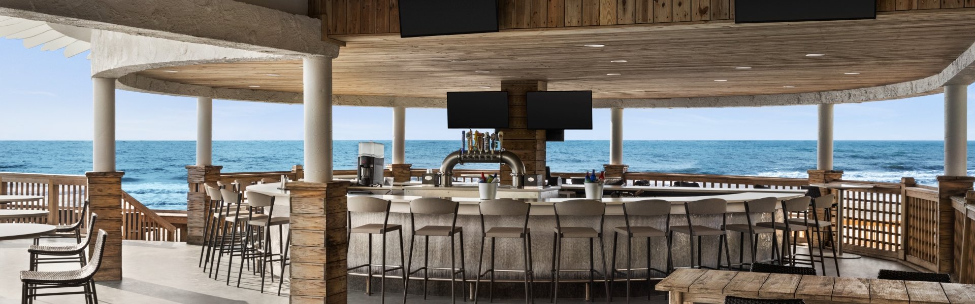 Wet Whistle outside bar at Hilton Myrtle Beach