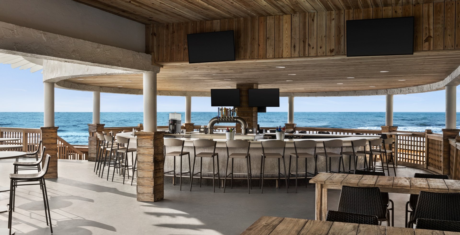 Wet Whistle outside bar at Hilton Myrtle Beach