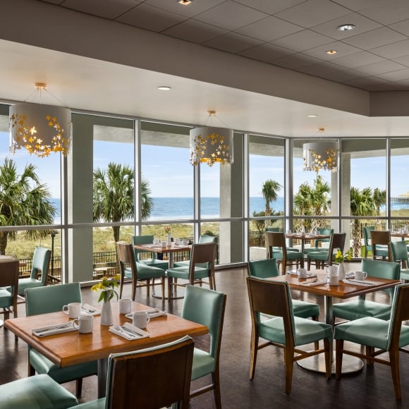 Coastal Grill restaurant overlooking the ocean