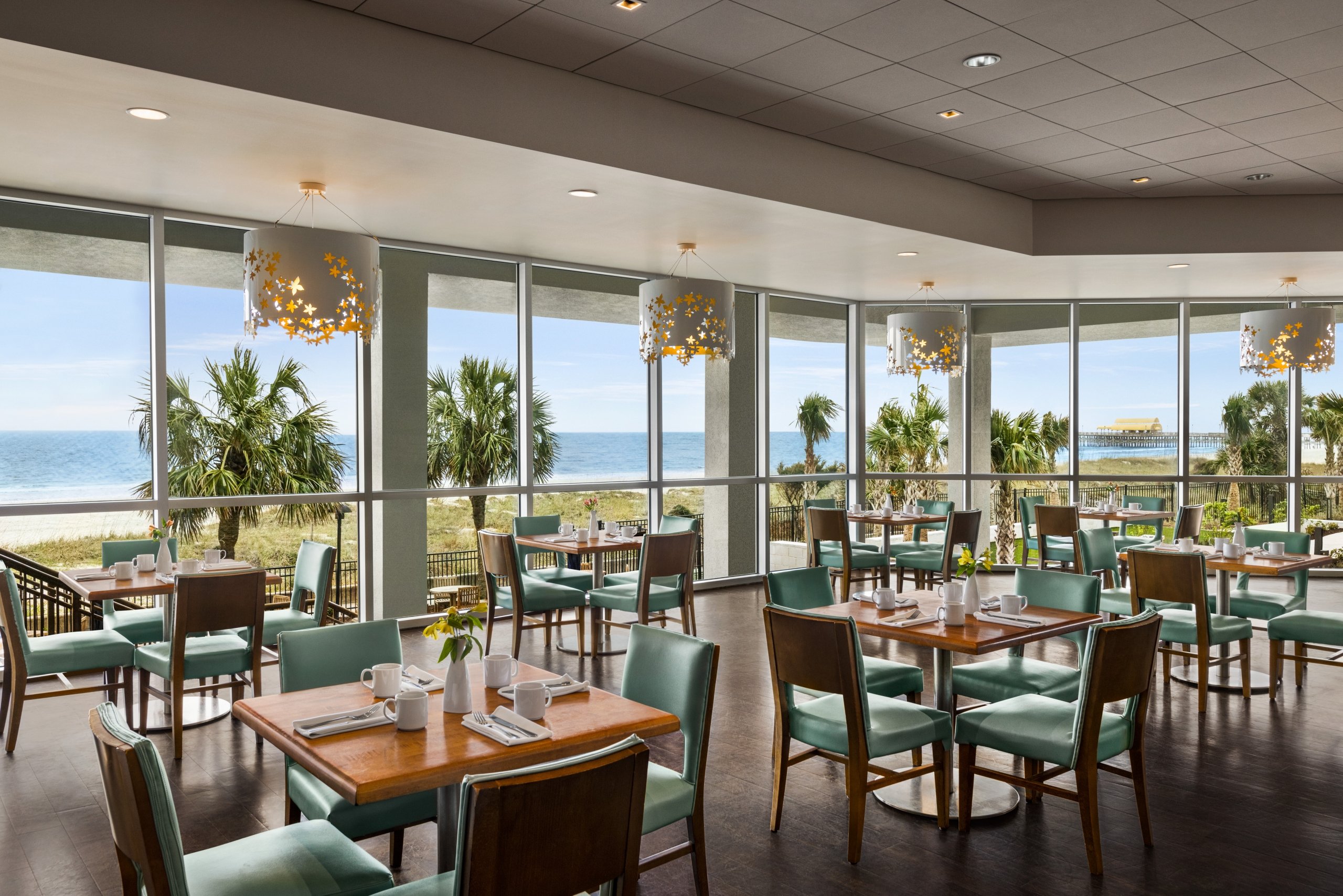 Coastal Grill restaurant overlooking the ocean