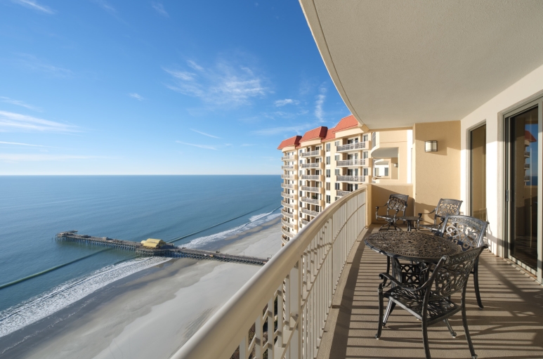 Margate tower balcony ocean and pier view