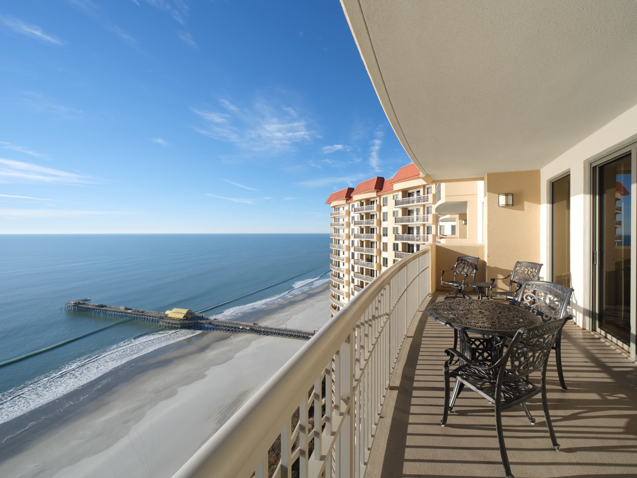 Margate tower balcony ocean and pier view