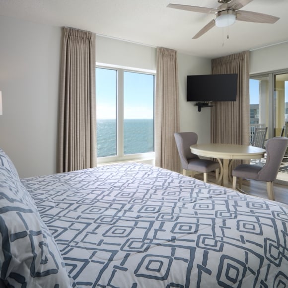 Royale Palms master bedroom with balcony access