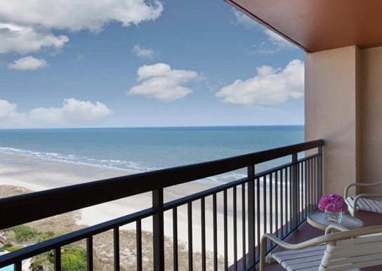 Embassy Suites balcony ocean view