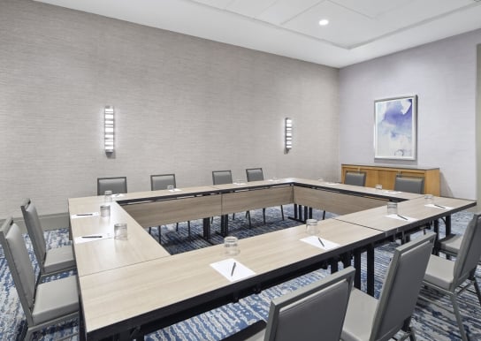 Harrow set up in a hollow square for a meeting