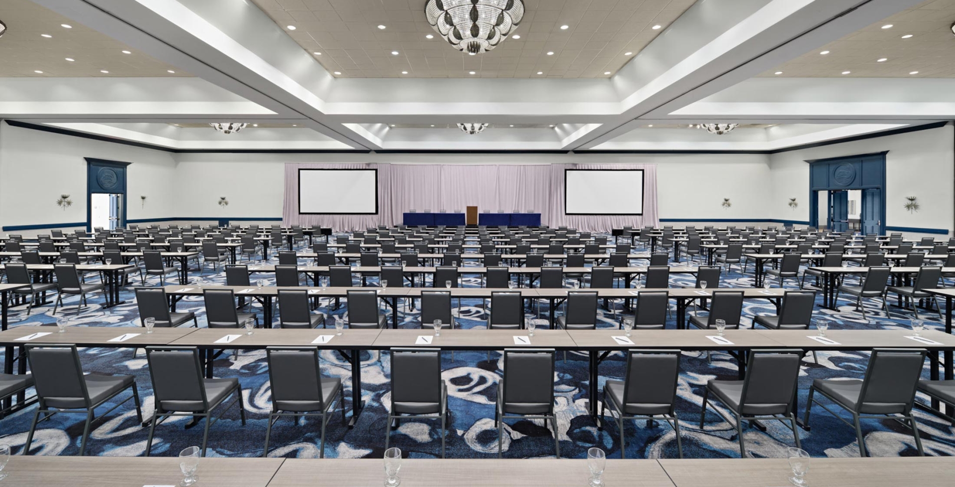 Kensington Ballroom Classroom meeting space setup
