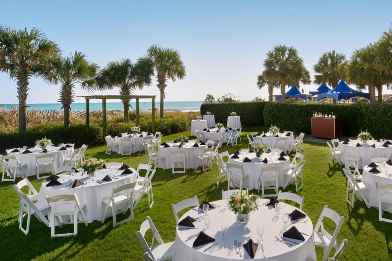 The North Lawn Oceanview Outdoor Event & Reception Space in Myrtle Beach