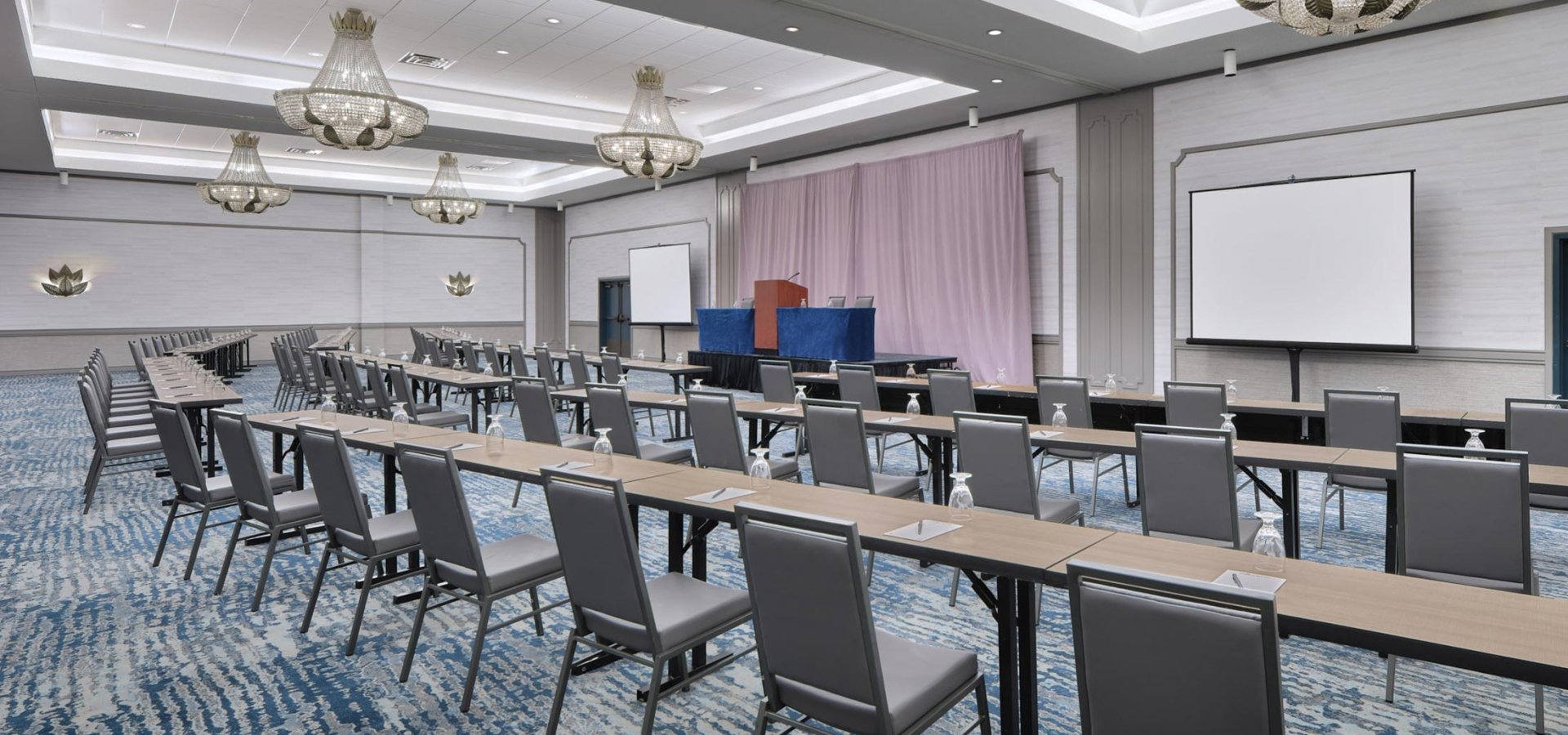 Windsor Ballroom Classroom style meeting setup
