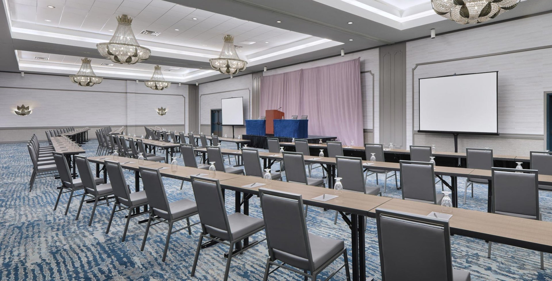 Windsor Ballroom Classroom style meeting setup