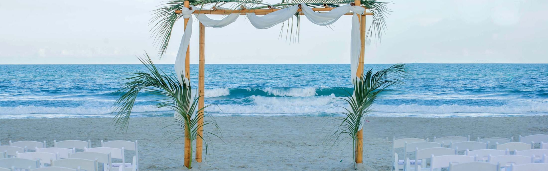 Beach Wedding Ceremony setup