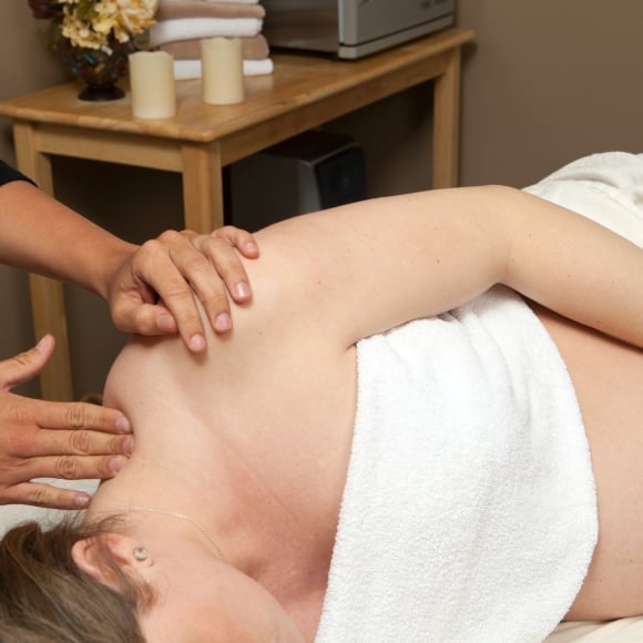 Pregnant Woman Prenatal Massage