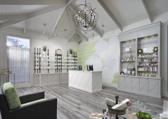 Spa33 reception and lobby area