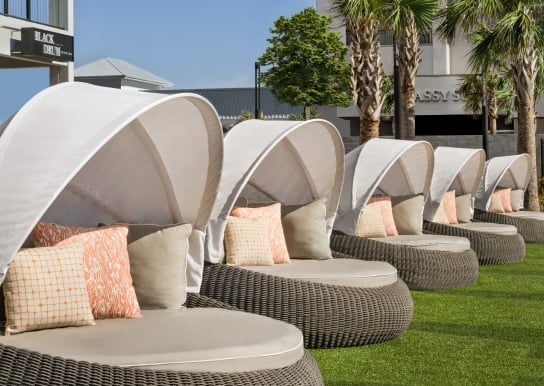 Row of Tahiti Daybed