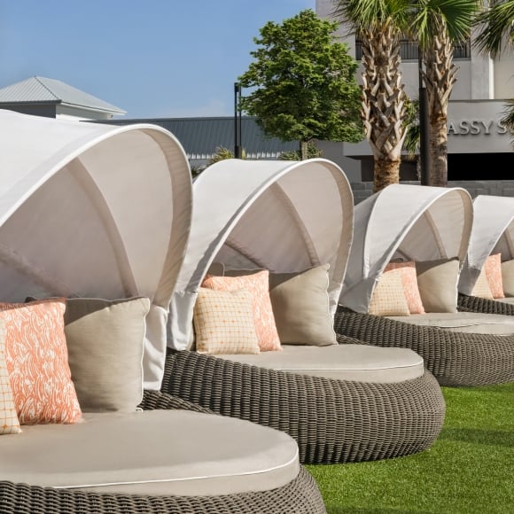 Row of Tahiti Daybed