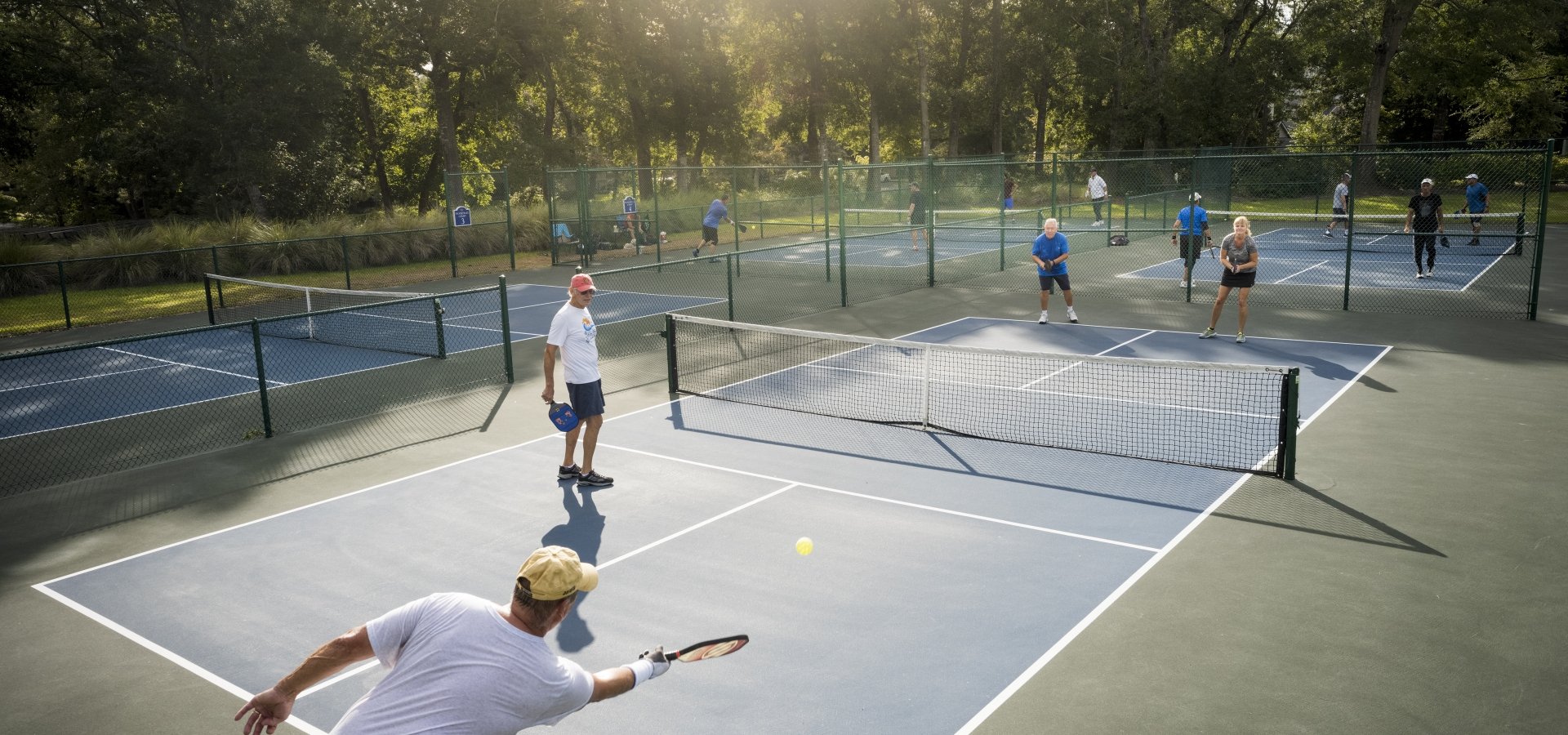 People playing pickleball at 78Fitness