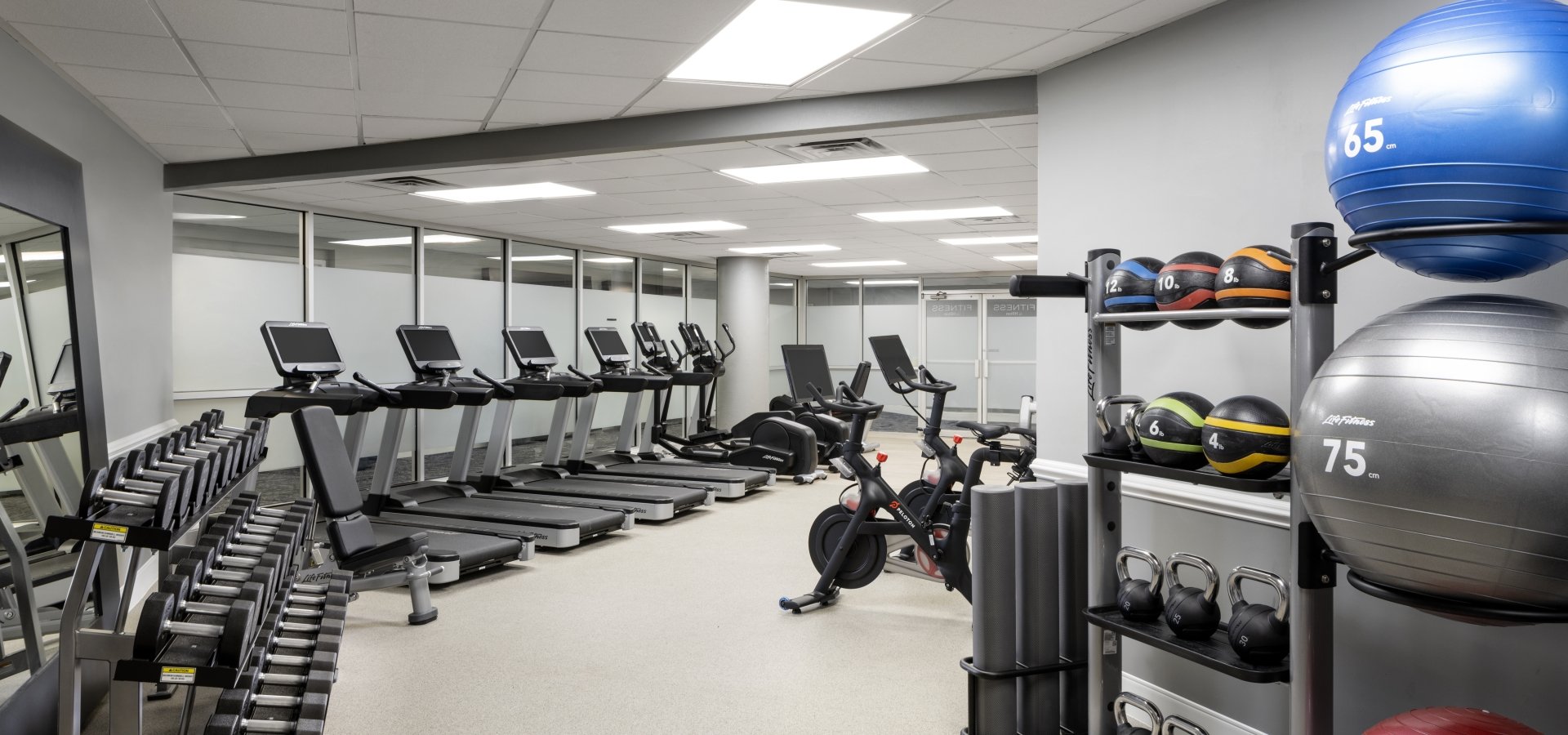 Hilton hotel fitness center