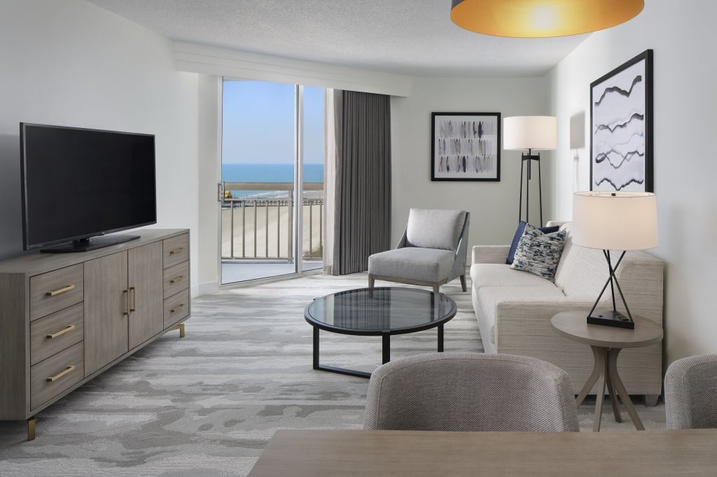 Embassy Oceanfront Living Area