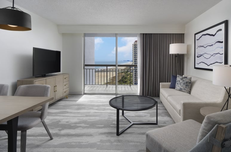 Currents Ocean View Living Area embassy