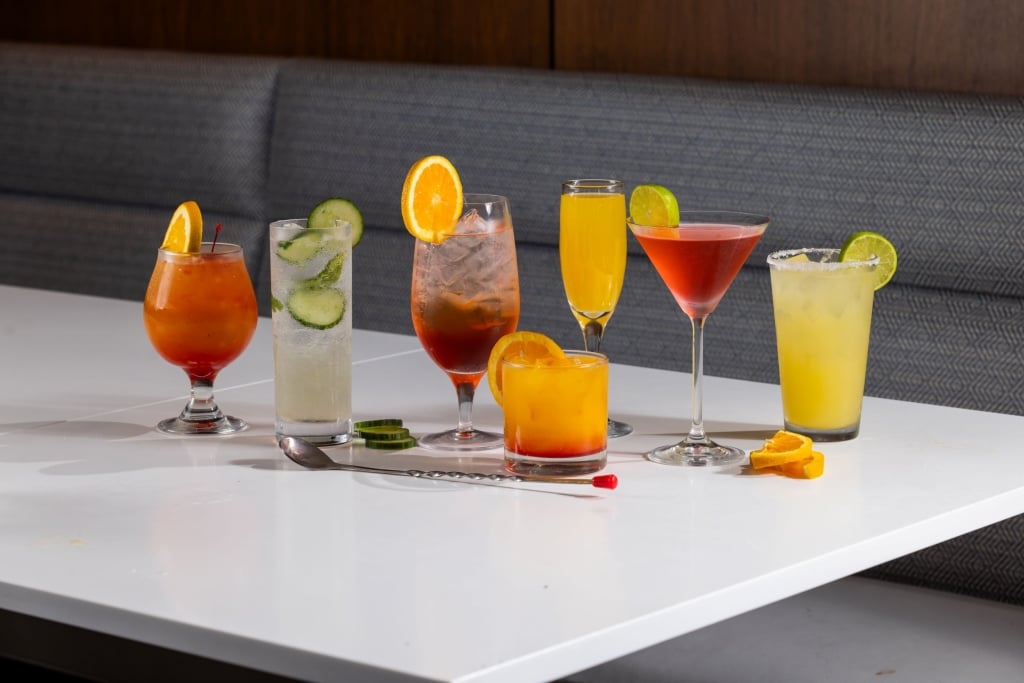 Rotating Daily Cocktails on a table