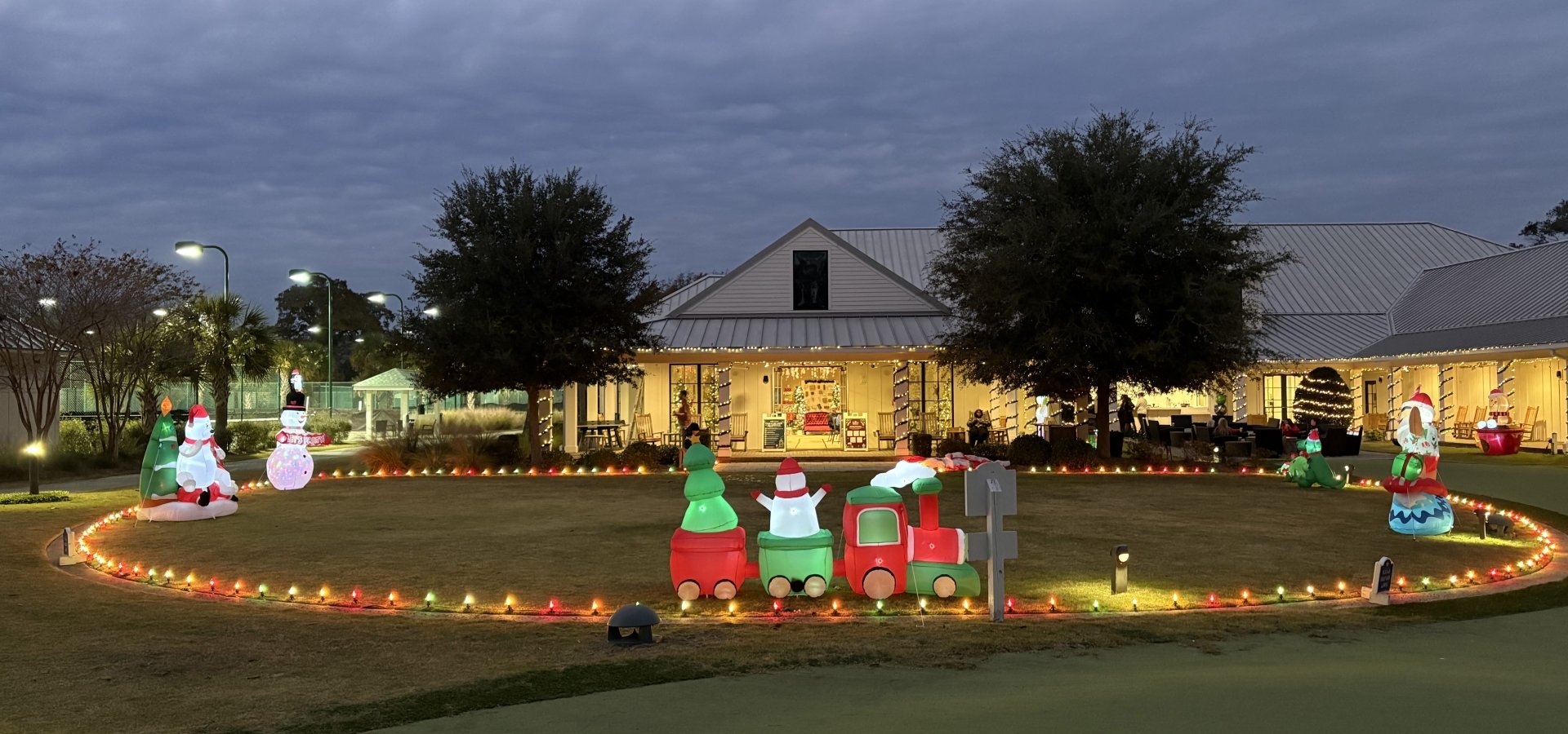 christmas village exterior