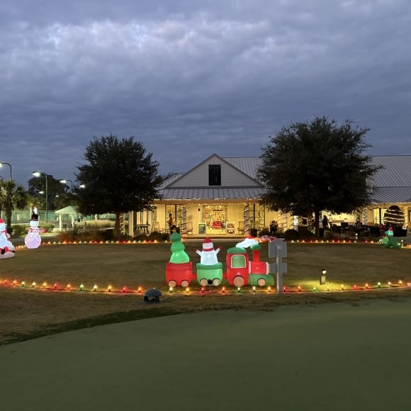 christmas village exterior