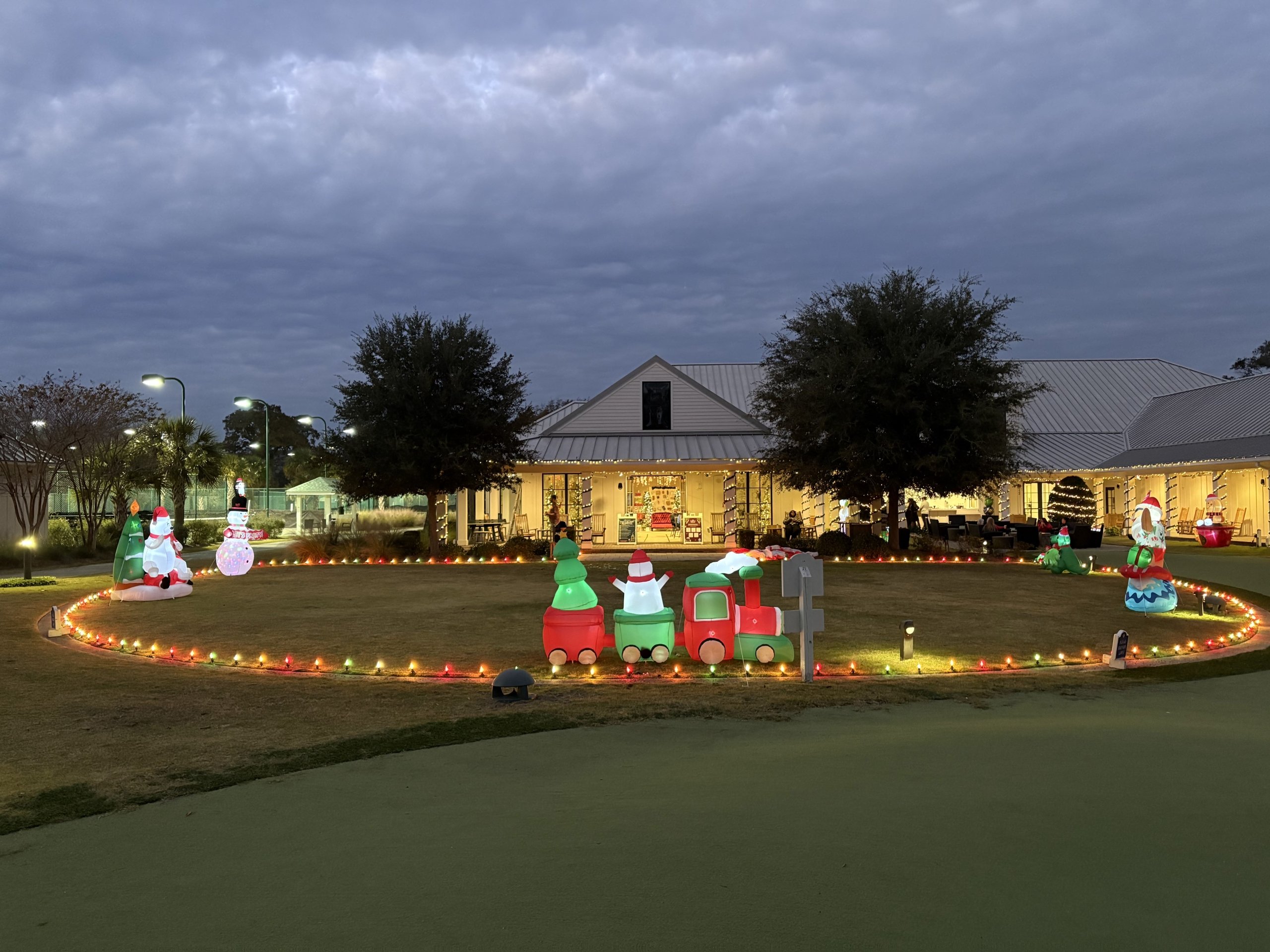 christmas village exterior