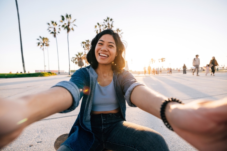 Kingston Resorts influencers on the beach