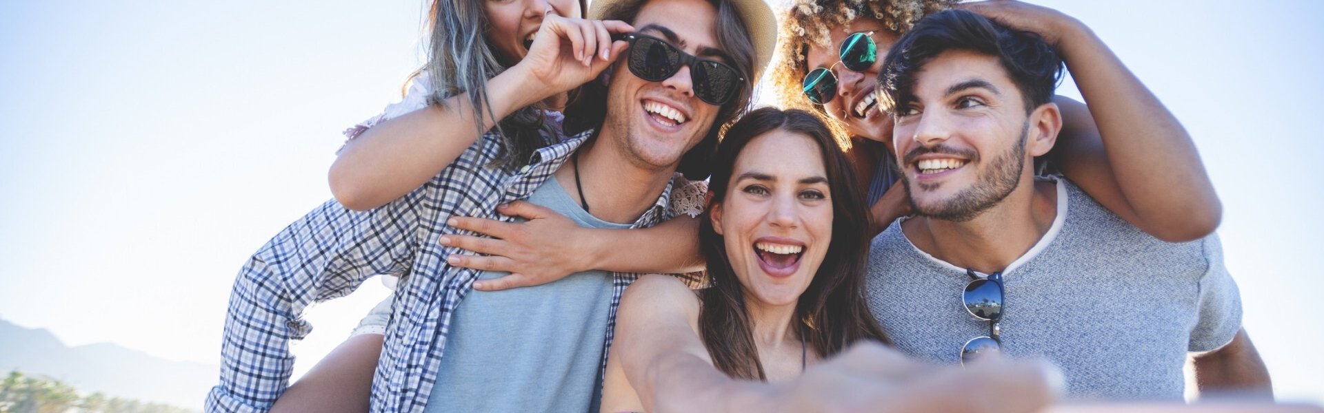 Kingston Resorts influencers on the beach